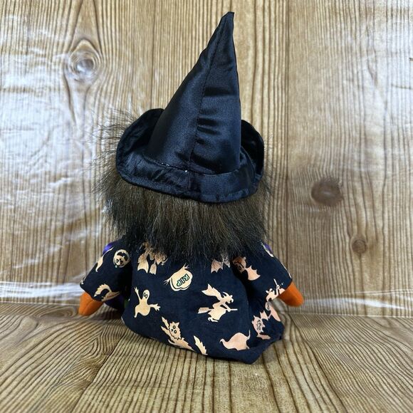 Vintage Applause Halloween Witches Plush Purple & Orange Lot Of 2 - Picture 4 of 15